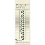 TOPS™ Time Clock Cards, Replacement for 10-100312/1950-9301/K14-36981D, One Side, 3.5 x 10.5, 500/Box Item: TOP1255