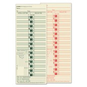 TOPS™ Time Clock Cards, Replacement for CH-107-2, Two Sides, 3.5 x 9, 500/Box Item: TOP1275