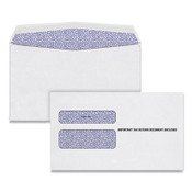 TOPS™ W-2 Laser Double Window Envelope, Commercial Flap, Gummed Closure, 5.63 x 9, White, 24/Pack Item: TOP2219C