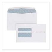 Adams® W-2 Gummed Seal Double-Window Envelopes, Commercial Flap, Gummed Closure, 5.63 x 9, White, 24/Pack Item: TOP2219LSR