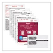 Adams® 1099-MISC Five-Part Laser Forms and Envelopes, Fiscal Year: 2023, 5-Part Carbonless, 8 x 5, 2 Forms/Sheet, 10 Forms Total Item: TOP22907KIT