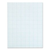 TOPS™ Cross Section Pads, Cross-Section Quadrille Rule (10 sq/in, 1 sq/in), 50 White 8.5 x 11 Sheets Item: TOP35101