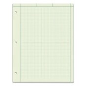 TOPS™ Engineering Computation Pads, Cross-Section Quadrille Rule (5 sq/in, 1 sq/in), Green Cover, 100 Green-Tint 8.5 x 11 Sheets Item: TOP35500