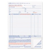 TOPS™ Bill of Lading, Four-Part Carbonless, 8.5 x 11, 50 Forms Total Item: TOP3847