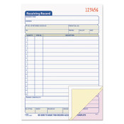 TOPS™ Receiving Record Book, Three-Part Carbonless, 5.56 x 7.94, 50 Forms Total Item: TOP46260