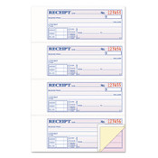 TOPS™ Money and Rent Receipt Book, Account + Payment Sections, Three-Part Carbonless, 7.13 x 2.75, 4 Forms/Sheet, 100 Forms Total Item: TOP46808