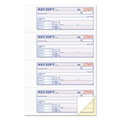 TOPS™ Money and Rent Receipt Books, Account + Payment Sections, Two-Part Carbonless, 7.13 x 2.75, 4 Forms/Sheet, 400 Forms Total Item: TOP46816