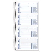 TOPS™ Second Nature Phone Call Book, Two-Part Carbonless, 5 x 2.75, 4 Forms/Sheet, 400 Forms Total Item: TOP74620