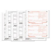 TOPS™ W-2 Tax Forms for Dot Matrix Printers, Fiscal Year: 2023, Six-Part Carbonless, 8.5 x 5.5, 2 Forms/Sheet, 600 Forms Total Item: TOPB2206C