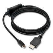 Tripp Lite Mini DisplayPort/Thunderbolt to HDMI Cable Adapter, 6 ft, Black Item: TRPP586006HDMI