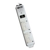 Tripp Lite by Eaton Medical-Grade Power Strip with Surge Protection, 4 AC Outlets, 6 ft Cord, 1,410 J, White Item: TRPSPS406HGULTR