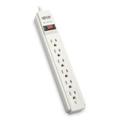Tripp Lite Protect It! Surge Protector, 6 AC Outlets, 6 ft Cord, 790 J, Gray Item: TRPTLP606TAA