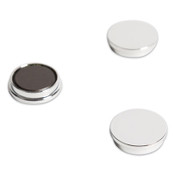 U Brands Board Magnets, Circles, Silver, 1.25" Diameter, 10/Pack Item: UBRIM130809