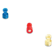 U Brands Magnetic Push Pins, Assorted Colors, 0.75" Diameter, 6/Pack Item: UBRIM356601