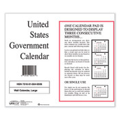 Unicor 7510016649506 Perforated Monthly Wall Calendar, 11 x 9, White Sheets, 12-Month (Jan to Dec): 2024, 10/Pack Item: UCR6649506
