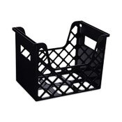 Universal® Recycled Extra Capacity Desktop File Holder, Letter Size, 8.5" Long, Black Item: UNV08123