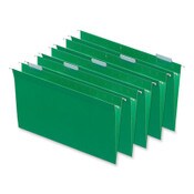 Universal® Deluxe Bright Color Hanging File Folders, Legal Size, 1/5-Cut Tabs, Bright Green, 25/Box Item: UNV14217