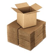 Universal® Cubed Fixed-Depth Corrugated Shipping Boxes, Regular Slotted Container (RSC), 18" x 18" x 18", Brown Kraft, 20/Bundle Item: UNV181818