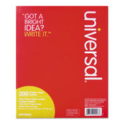 Universal® Filler Paper, 3-Hole, 8.5 x 11, Wide/Legal Rule, 200/Pack Item: UNV20923