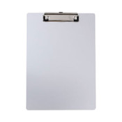 Universal® Aluminum Clipboard with Low Profile Clip, 0.5" Clip Capacity, Holds 8.5 x 11 Sheets, Aluminum Item: UNV40301