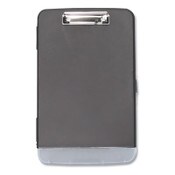 Universal® Storage Clipboard with Pen Compartment, 0.5" Clip Capacity, Holds 8.5 x 11 Sheets, Black Item: UNV40319