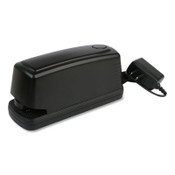Universal® Electric Stapler with Staple Channel Release Button, 20-Sheet Capacity, Black Item: UNV43122