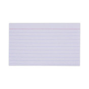 Universal® Ruled Index Cards, 3 x 5, White, 100/Pack Item: UNV47210