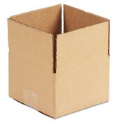 Universal® Fixed-Depth Corrugated Shipping Boxes, Regular Slotted Container (RSC), 6" x 6" x 4", Brown Kraft, 25/Bundle Item: UNV664