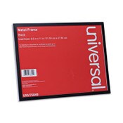 Universal® Metal Photo Frame, Aluminum, 8.5 x 11, Black Item: UNV76840