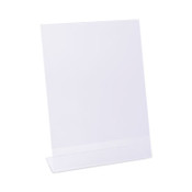 Universal® Clear L-Style Freestanding Frame, 8.5 x 11 Insert, 3/Pack Item: UNV76852