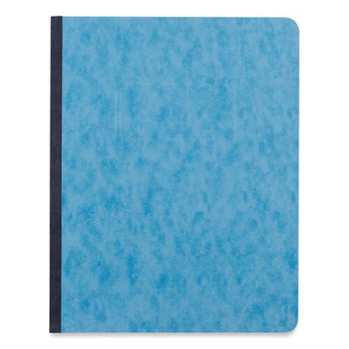 Universal® Pressboard Report Cover, Two-Piece Prong Fastener, 3" Capacity, 8.5 x 11, Light Blue/Light Blue Item: UNV80572