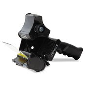 Universal® Handheld Box Sealing Tape Dispenser, 3" Core, For Rolls Up to: 2" x 110 yds, Black Item: UNV88000