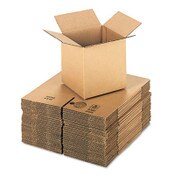 Universal® Cubed Fixed-Depth Corrugated Shipping Boxes, Regular Slotted Container (RSC), Medium, 8" x 8" x 8", Brown Kraft, 25/Bundle Item: UNV888