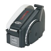 Universal® Manual Tape Dispenser for Gummed Packing Tape, 3" Core, 48 oz Reservoir, Stainless Steel Blades, Black Item: UNV899862