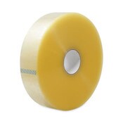 Universal® Clear Packaging Tape, 3" Core, 72 mm x 1,371 m, Clear, 4/Carton Item: UNV913013