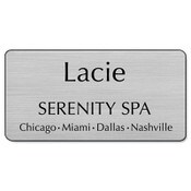 Identity Group Customized Engraved Name Badge With Magnetic Fastener, 3 x 1.5, Assorted Item: USS4346M