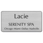 Identity Group Customized Engraved Name Badge, 3 x 1.5, Assorted Item: USS4346