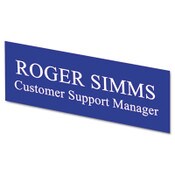 Identity Group Engraved Name Plate, 8 x 2 Item: USS94100