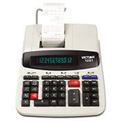 Victor® 1297 Two-Color Commercial Printing Calculator, Black/Red Print, 4.5 Lines/Sec Item: VCT1297