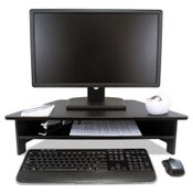 Victor® DC050 High Rise Collection Monitor Stand, 27" x 11.5" x 6.5" to 7.5", Black, Supports 40 lbs Item: VCTDC050