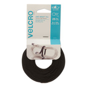 VELCRO® Brand ONE-WRAP Pre-Cut Thin Ties, 0.25" x 8", Black, 25/Pack Item: VEK91141