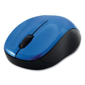 Verbatim® Silent Wireless Blue LED Mouse, 2.4 GHz Frequency/32.8 ft Wireless Range, Left/Right Hand Use, Blue Item: VER99770