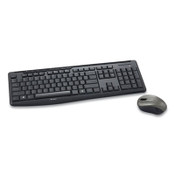 Verbatim® Silent Wireless Mouse and Keyboard, 2.4 GHz Frequency/32.8 ft Wireless Range, Black Item: VER99779