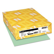 Neenah Paper Exact Index Card Stock, 110 lb Index Weight, 8.5 x 11, Green, 250/Pack Item: WAU49561