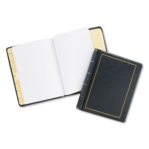 Wilson Jones® Looseleaf Corporation Minute Book, 1-Subject, Unruled, Black/Gold Cover, (250) 11 x 8.5 Sheets Item: WLJ039511