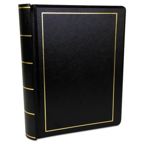 Wilson Jones® Looseleaf Corporation Minute Book, 1-Subject, Unruled, Black/Gold Cover, (250) 11 x 8.5 Sheets Item: WLJ039511