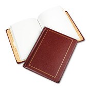 Wilson Jones® Looseleaf Corporation Minute Book, 1-Subject, Unruled, Red/Gold Cover, (250) 11 x 8.5 Sheets Item: WLJ039611