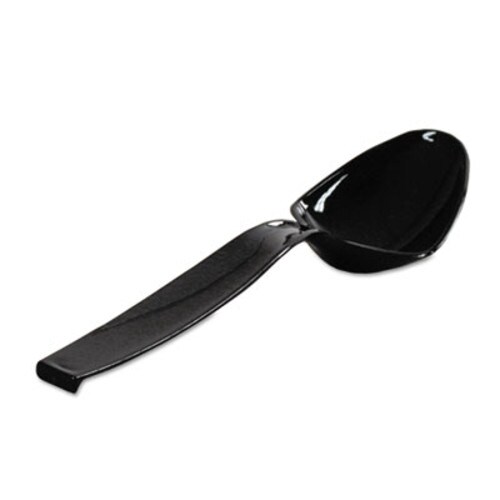 WNA Plastic Spoons, 9 Inches, Black, 144/Case Item: WNAA7SPBL