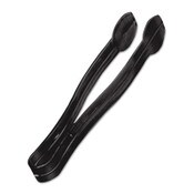 WNA Plastic Tongs, 9 Inches, Black, 48/Case Item: WNAA7TSBL