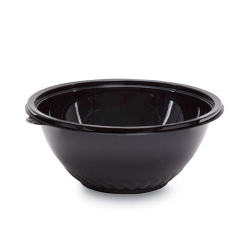 WNA Caterline Pack n' Serve Plastic Bowl, 160 oz, 12" Diameter x 5"h, Black, 25/Carton Item: WNAAPB160BL